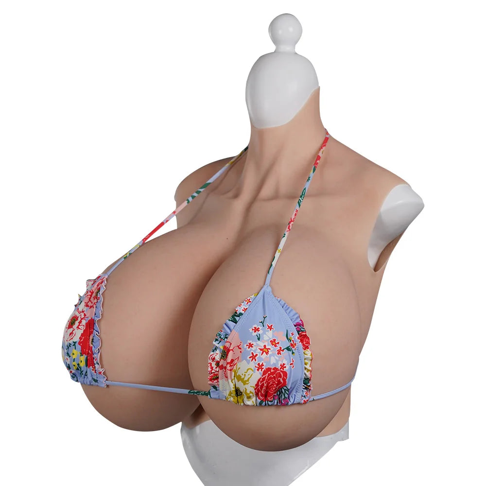 Super Huge Realistic Z Cup Fake Boobs Silicone Sexy Big Boobs Breast Forms for Male-Female Closet Queen Cosplay Ladyboy