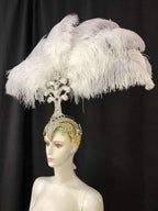 The Stardust Samba Queen – Premium Feathers & Rhinestones Carnival Headdress