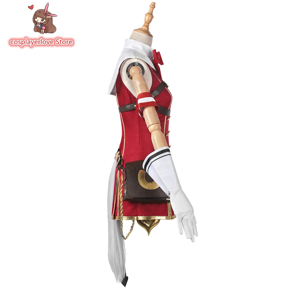 Uma Musume Pretty Derby Gold Ship Cosplay Costume | Complete Accessory Set - Big Tim's Magic Emporium