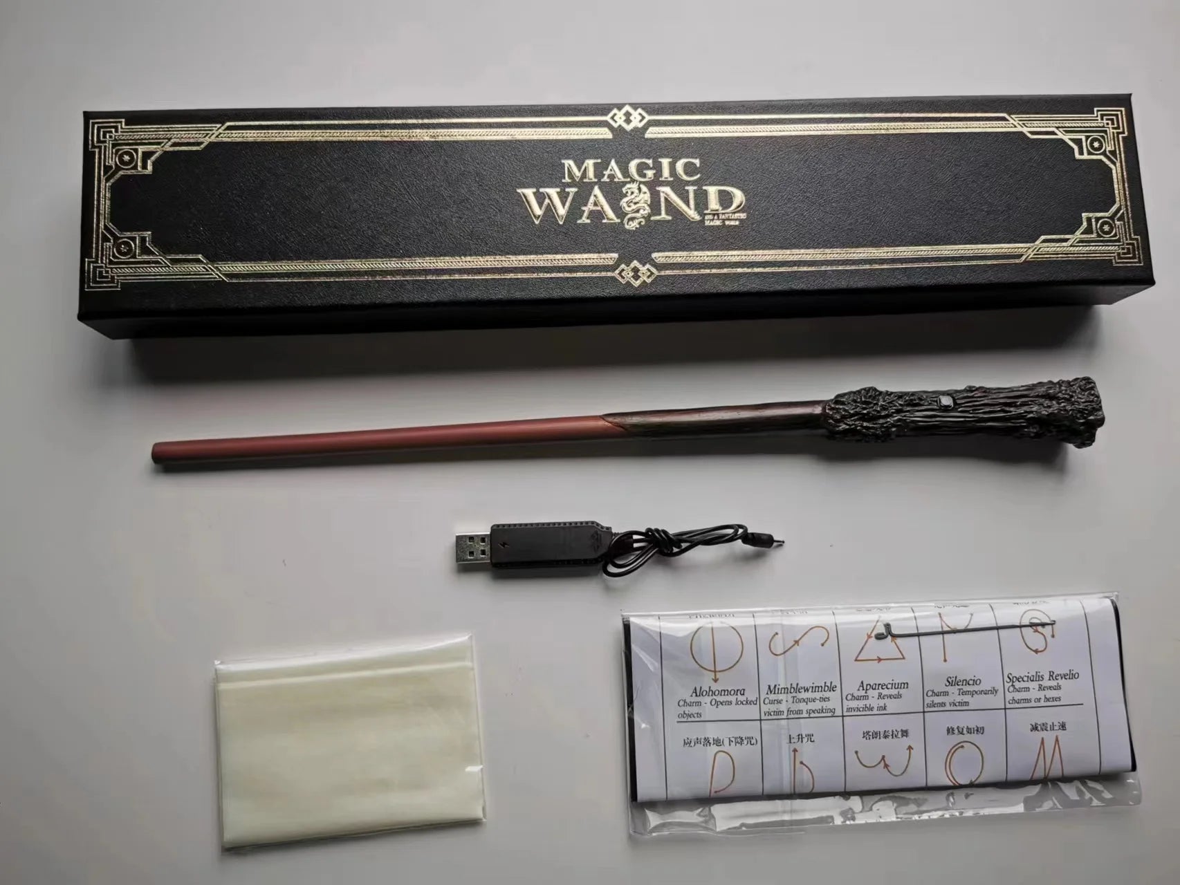 Extra Magic Flash Paper 5 PCS of PACKS for Fireball Stick Magic Shooting Wand