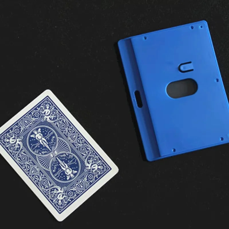 Startling Card Holder Card Magic Tricks Poker Appearing From Empty Frame Close up Magic Props Gimmick Illusions Beginner Fun