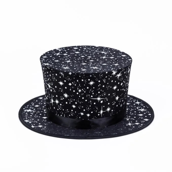 Folding Top Hat With Gimmick Magic Trick Costume Accessory Stage Prop Magician