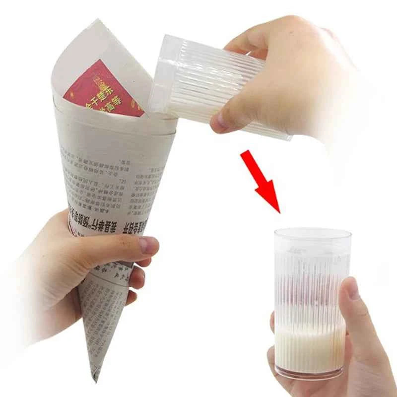 Milk Disappear Magic Trick Gimmick Cup - Close-Up Magic Prop - Big Tim's Magic Emporium