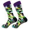 Men's Funny Socks Fine Paragraph Diamond Pattern Argyle Three-dimensional Tube Geometric Funny Large Size Combed Cotton - Big Tim's Magic Emporium