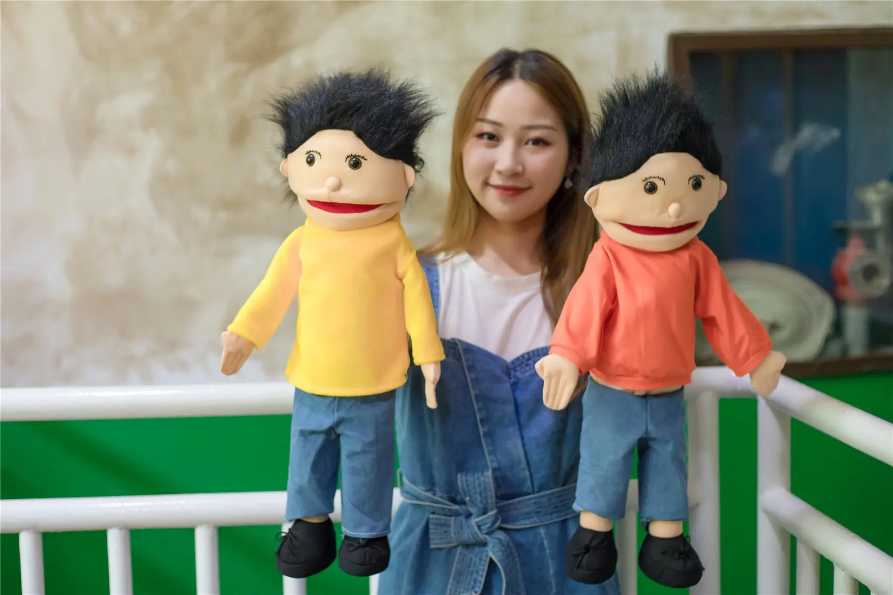Kindergarten Educational Hand Puppet For Boy Girl Large Plush Puppet Doll Story Language Plush Toy for Kids Christmas Gifts - Big Tim's Magic Emporium