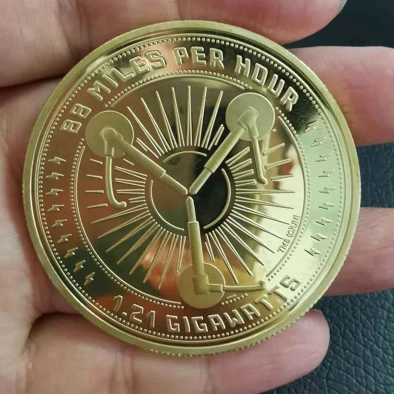 Flux Capacitor Coin Time travel Sci-fi Movie Back To The Future Commemorative coins