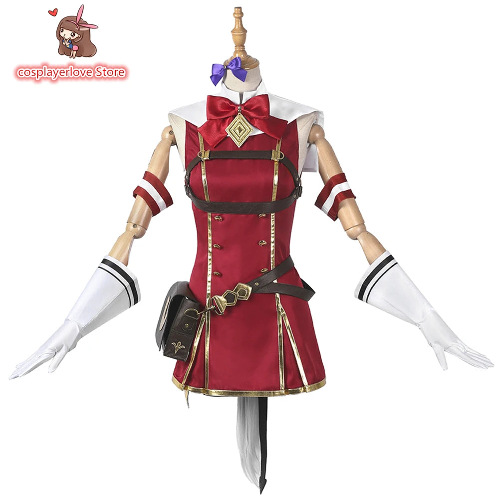 Uma Musume Pretty Derby Gold Ship Cosplay Costume | Complete Accessory Set - Big Tim's Magic Emporium