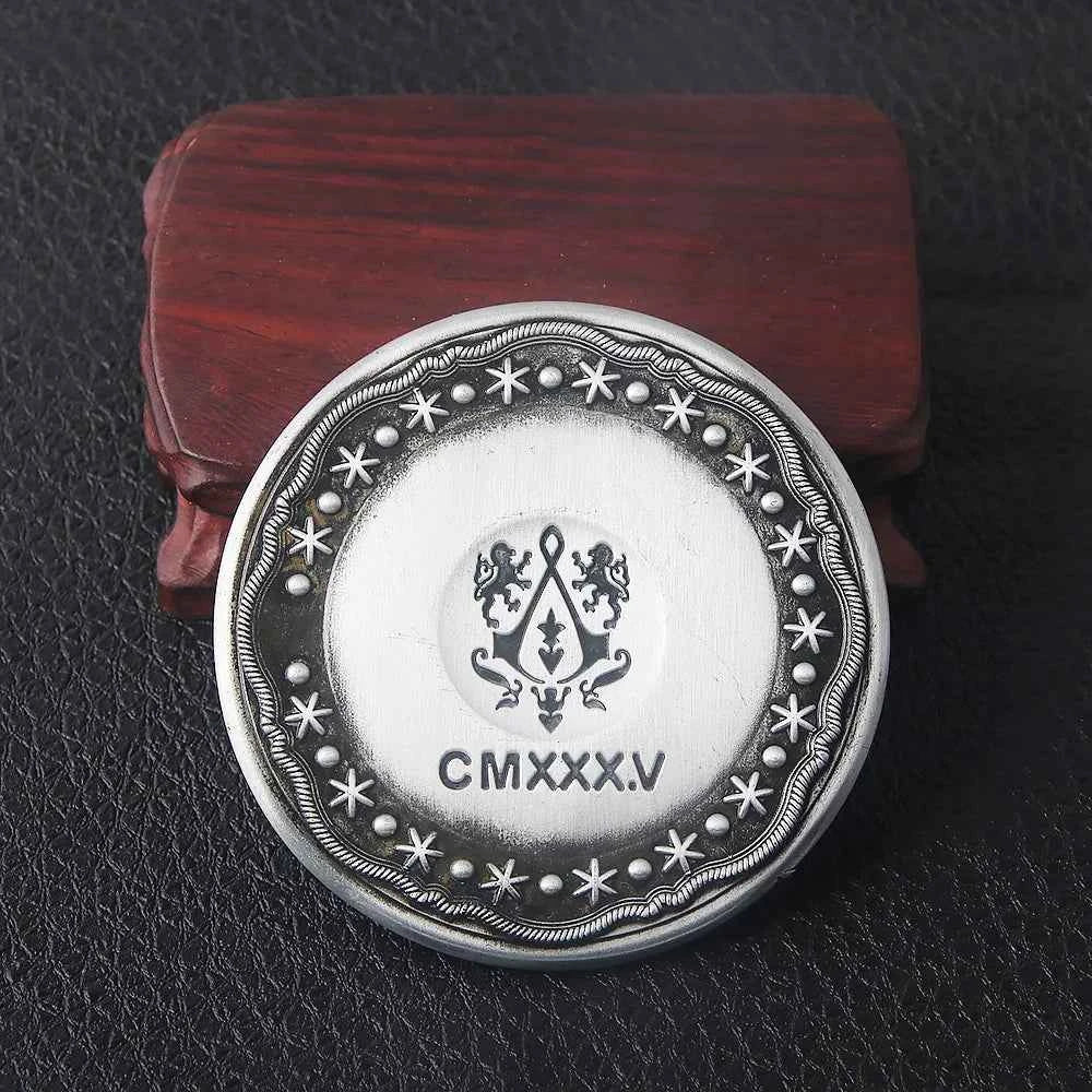 Movie John Wick Can Open Coin Big Size Badge Sofia Blood Oath Marker Keanu Reeves Continental Hotel Adjudicator Cosplay Jewelry