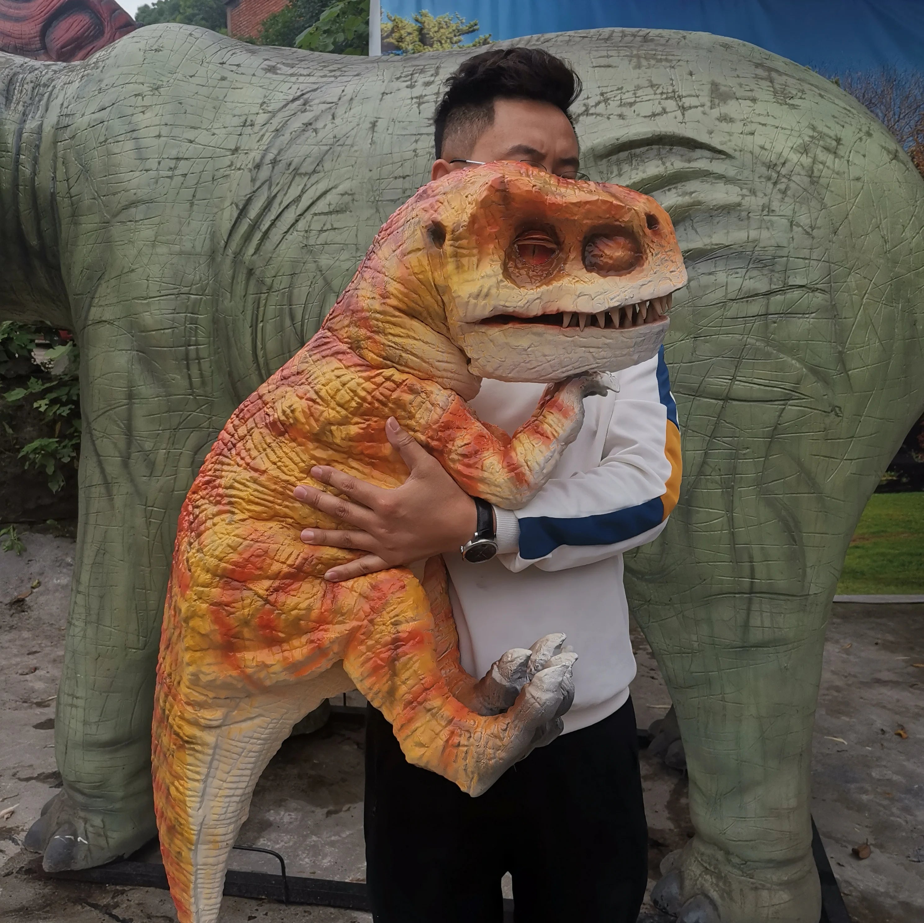 Customized Hand Control Baby Dinosaur Puppet