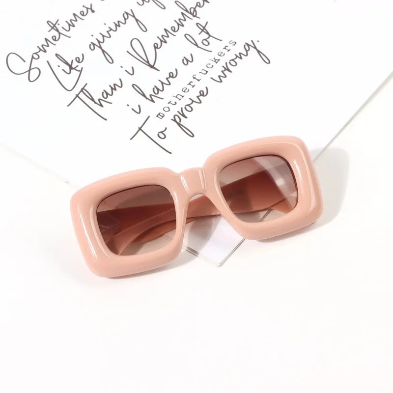 2023 Multi Colors New Unique Fashion Design Y2K Funny  Square Kids Baby Sunglasses for Decoration Eyewear - Big Tim's Magic Emporium