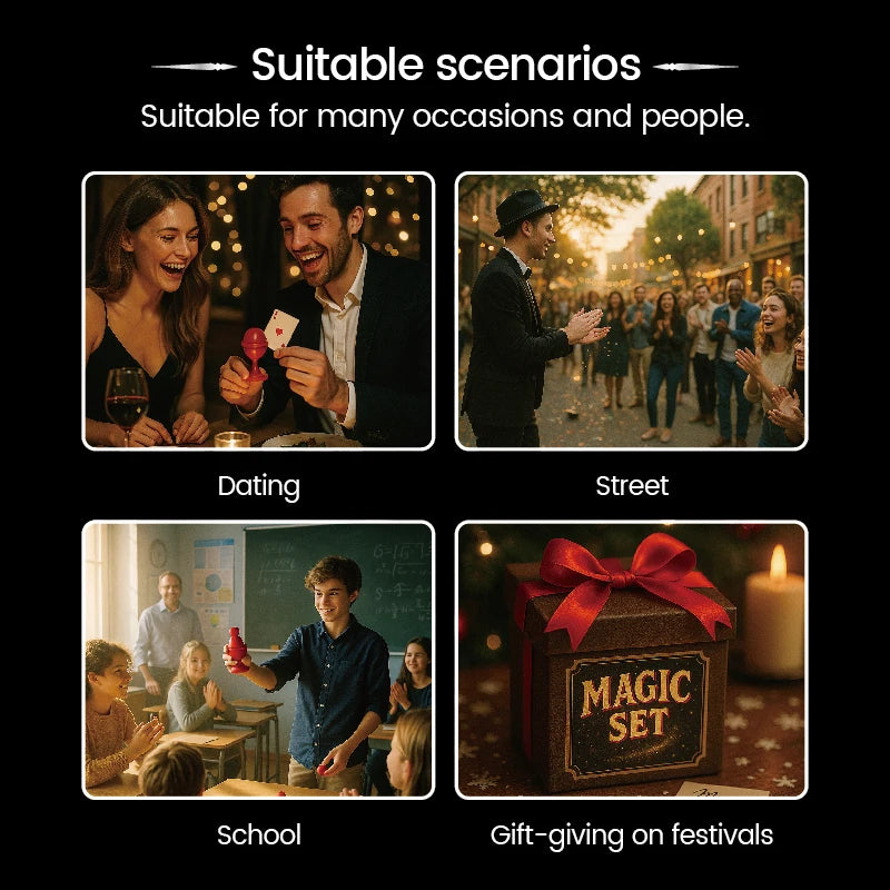 Magic Class Silk Vanish Party Show Tricks for  Beginners Magic Gift on Festivals