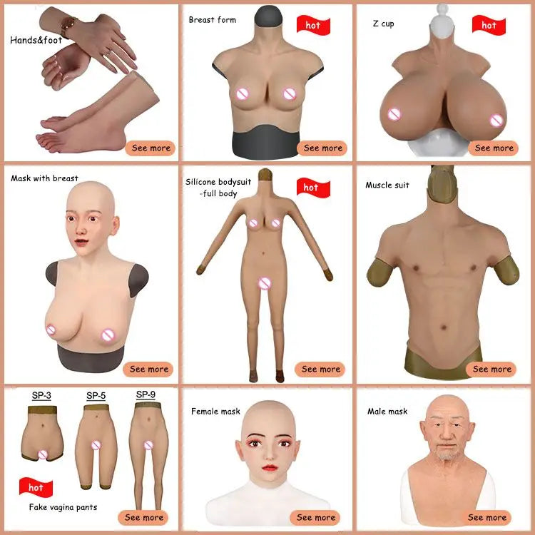 Super Huge Realistic Z Cup Fake Boobs Silicone Sexy Big Boobs Breast Forms for Male-Female Closet Queen Cosplay Ladyboy