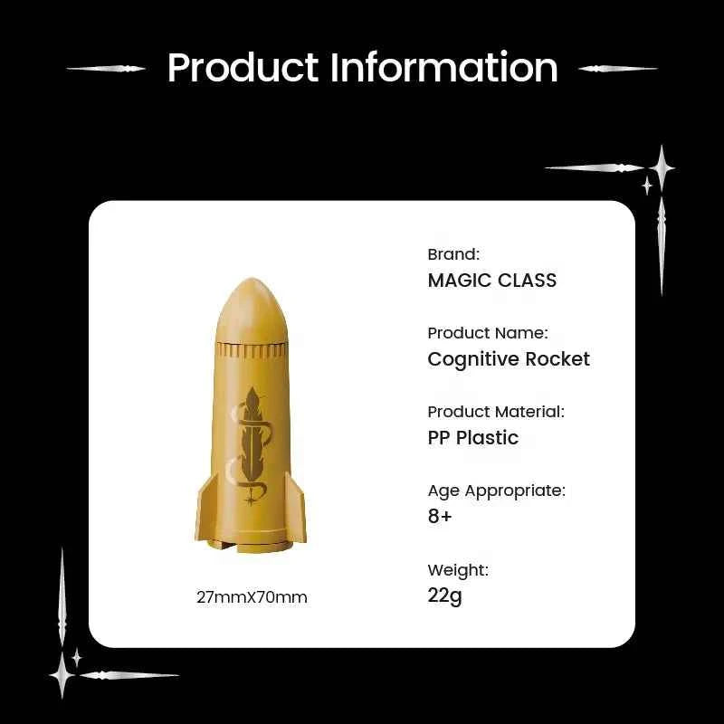 Magic Class Cognitive Rocket Toy Party Show Tricks for  Beginners Magic Gift on Festivals