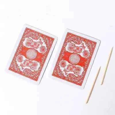 Hot Selling 1pc Magic Suspended Matches Toothpick Stick Magic Carpet Poker Magic Poker Adult Magic Tricks Easy To Do Magic Props