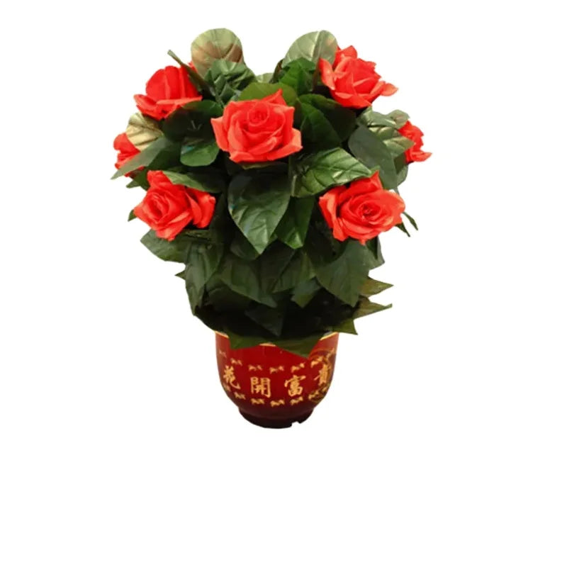 Flower Blooming Rose Bush Remote Control 10 Flowers Appearing Rose Magic Trick Illusion Wedding Valentine's Day Gift