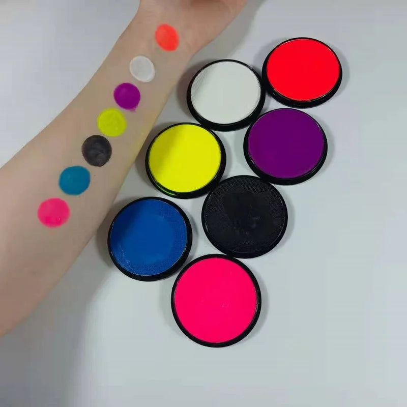 Facial painting 20g water-soluble human body painting pigment cream Halloween oil painting Christmas face color box