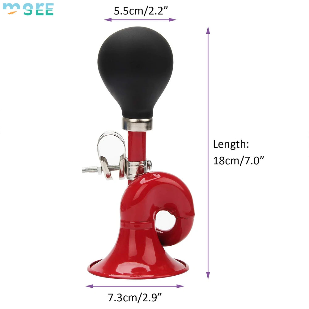 SeeMore Fit for 22.2mm Handlebar Metal Squeeze Clown Bugle Bike Bugle Horn Bicycle Bell - Big Tim's Magic Emporium