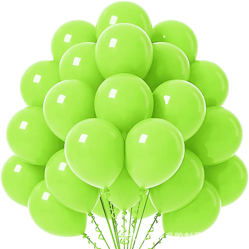 20pcs Pearl Latex Balloon Blue Helium Ball for Wedding Adult Birthday Party Baby Shower Graduation Chinese New Year Decoration