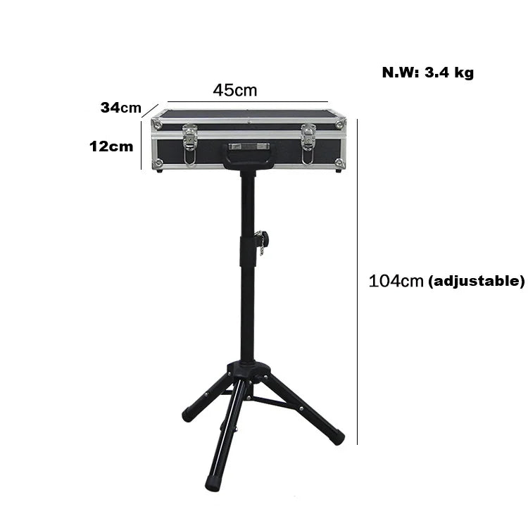 Classic Carrying Case & Fold-up Table Base Folding Magic Trick Case Magician Table Stage Magic Show Accessories - Medium Size