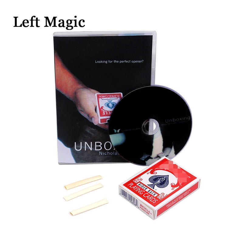 Unboxing By Nicholas Lawrence & SansMinds (DVD+Gimmick) - Card Magic Tricks Close Up Magic Accessories Stage Fun Illusions - Big Tim's Magic Emporium