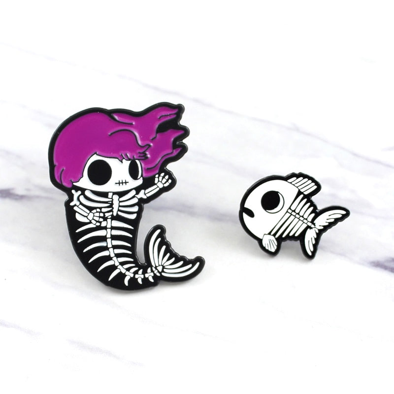 Trick-or-Treat Halloween Enamel Pin