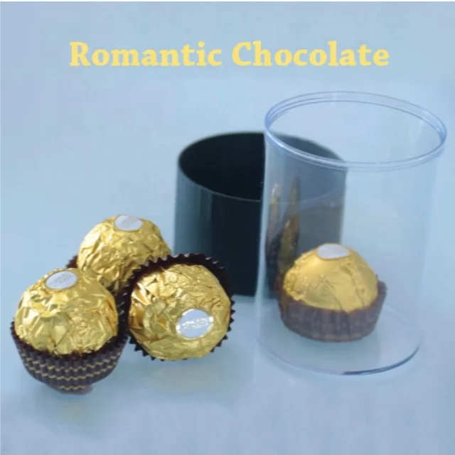 Latest ROMANTIC CHOCOLATE MAGIC TRICK Prop Street Magic Plastic ABS Gimmicked Chocolate Box for Magicians