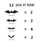 3D Bat Wall Stickers