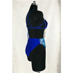 Sparkly Samba Carnival Stone Wire Bra & High-Waisted Bottom Two-Piece Costume Set