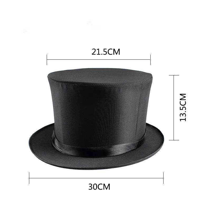 Magic TOP Hat Folding Magic Hat Out of  Rabbit &pigeon Interactive Funny Magic Props Show