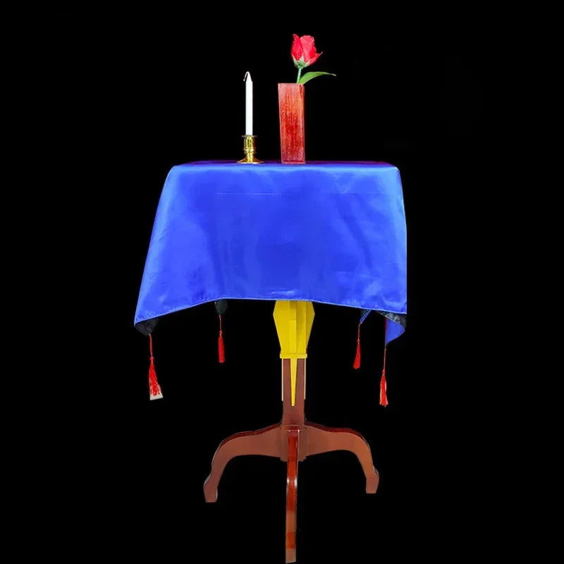 Light Floating Table (Wooden Vase & Plastic Candlestick) Magic Tricks Magician Stage Illusions Gimmick Props Levitation Magia