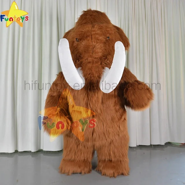 Funtoys Adult Cartoon Inflatable Elephant Mascot Costume Halloween Traje for Cosplay