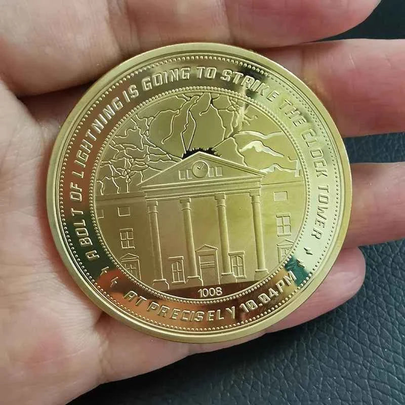 Flux Capacitor Coin Time travel Sci-fi Movie Back To The Future Commemorative coins