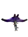 4M LED Inflatable Devil Ray Fish Batfish Puppet Ocean Animal Walking Inflatable Fish Parade Performance