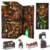 Dropshipping Gift Magic House DIY Hut Wooden Book Stand 3dThree-dimensional Assembly Model Artistic Birthday Gift