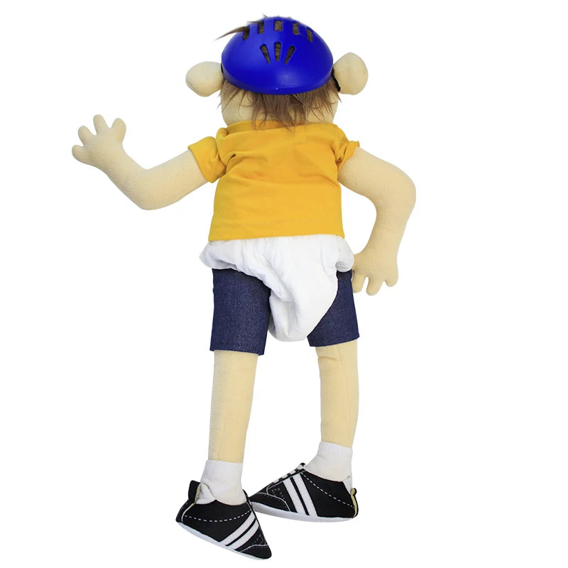 2023 Funny Human Soft Stuffed Plush Toy Educational Plush Toys Hand Puppet Jeffy Puppet