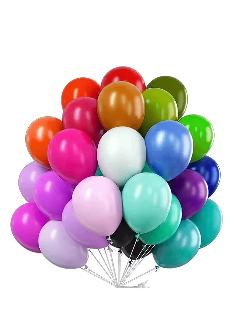 20pcs Pearl Latex Balloon Blue Helium Ball for Wedding Adult Birthday Party Baby Shower Graduation Chinese New Year Decoration