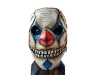 Genuine Leather Mask - Toy Clown - Thick Straps w Velcro Included - Wide Mouth Edition by Rockwell Masks