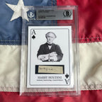 Harry Houdini Handwritten Word Cut from a Autograph Letter Signed Beckett BAS