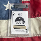 Harry Houdini Handwritten Word Cut from a Autograph Letter Signed Beckett BAS