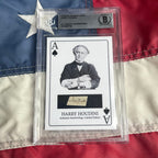 Harry Houdini Handwritten Word Cut from a Autograph Letter Signed Beckett BAS