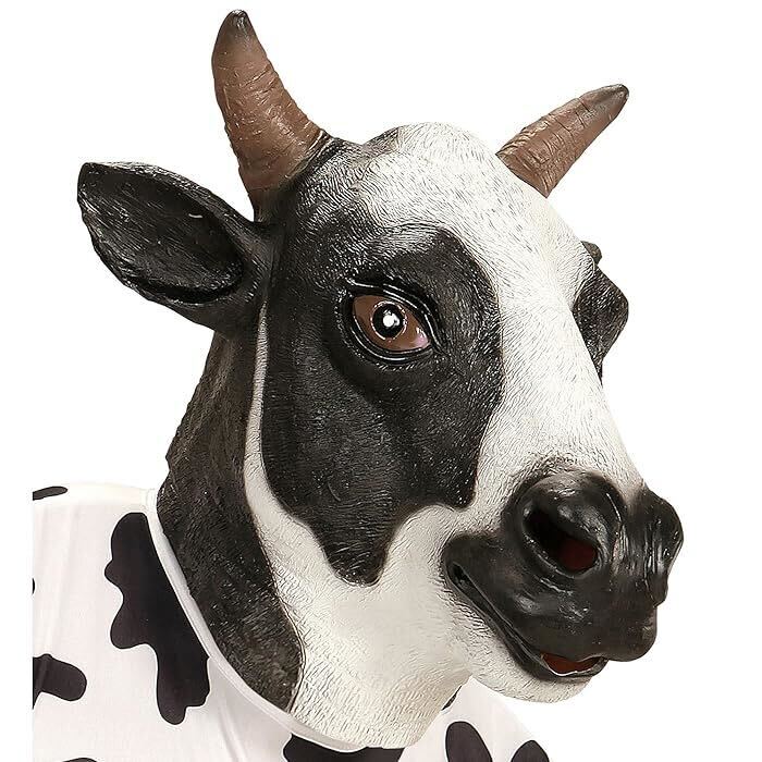 Cow Latex Mask by Masquerade