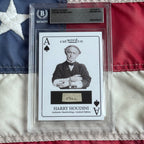 Harry Houdini Handwritten Word Cut from a Autograph Letter Signed Beckett BAS