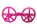 Peace Sign Glasses Pink by HalloweenStore.com