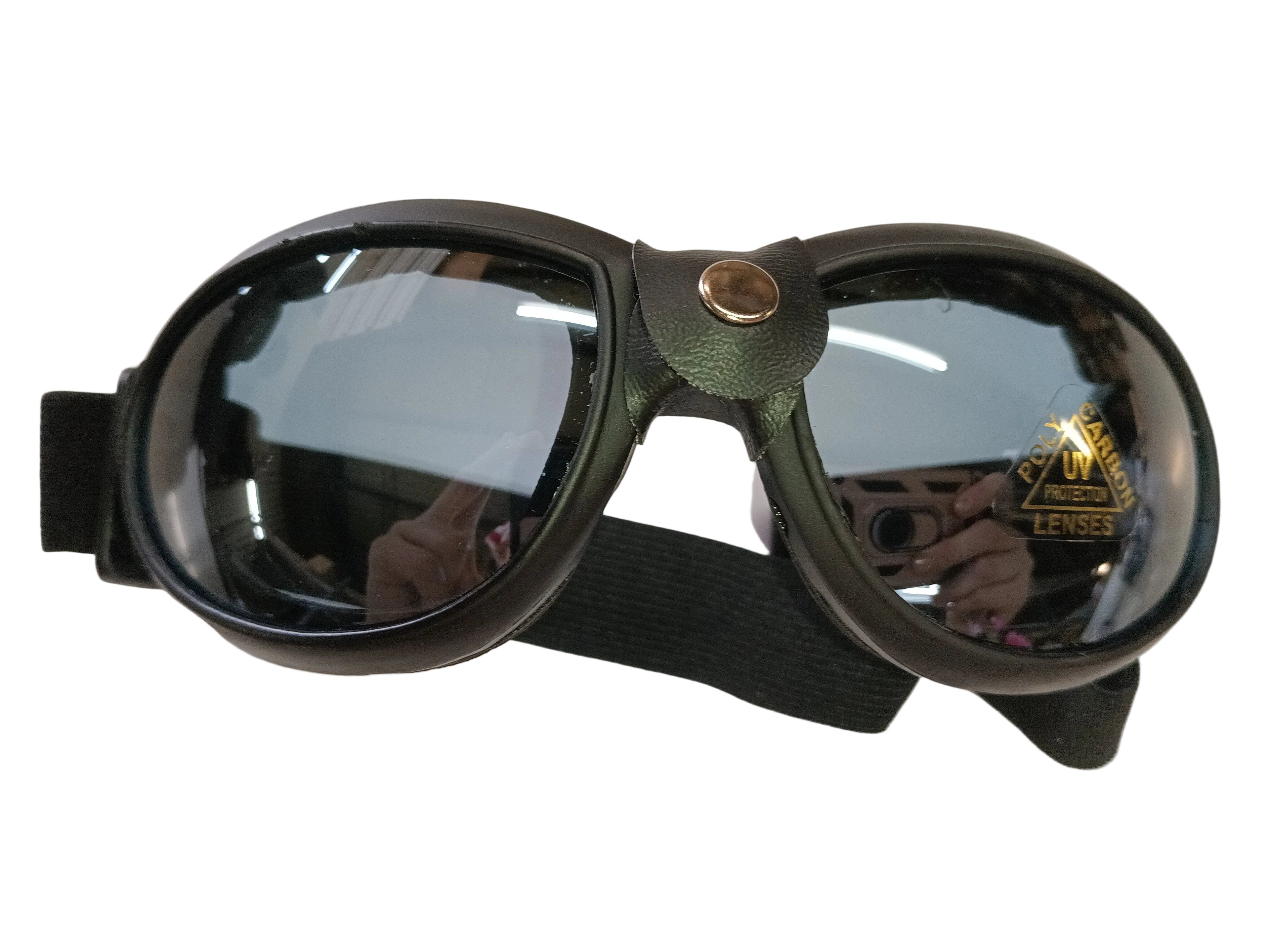 Aviator Goggles With Adjustable Strap by HalloweenStore.com
