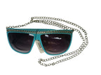 Retro Chain Sunglasses by HalloweenStore.com