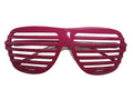 Shutter Shades Dark Pink Aviator Glasses by HalloweenStore.com