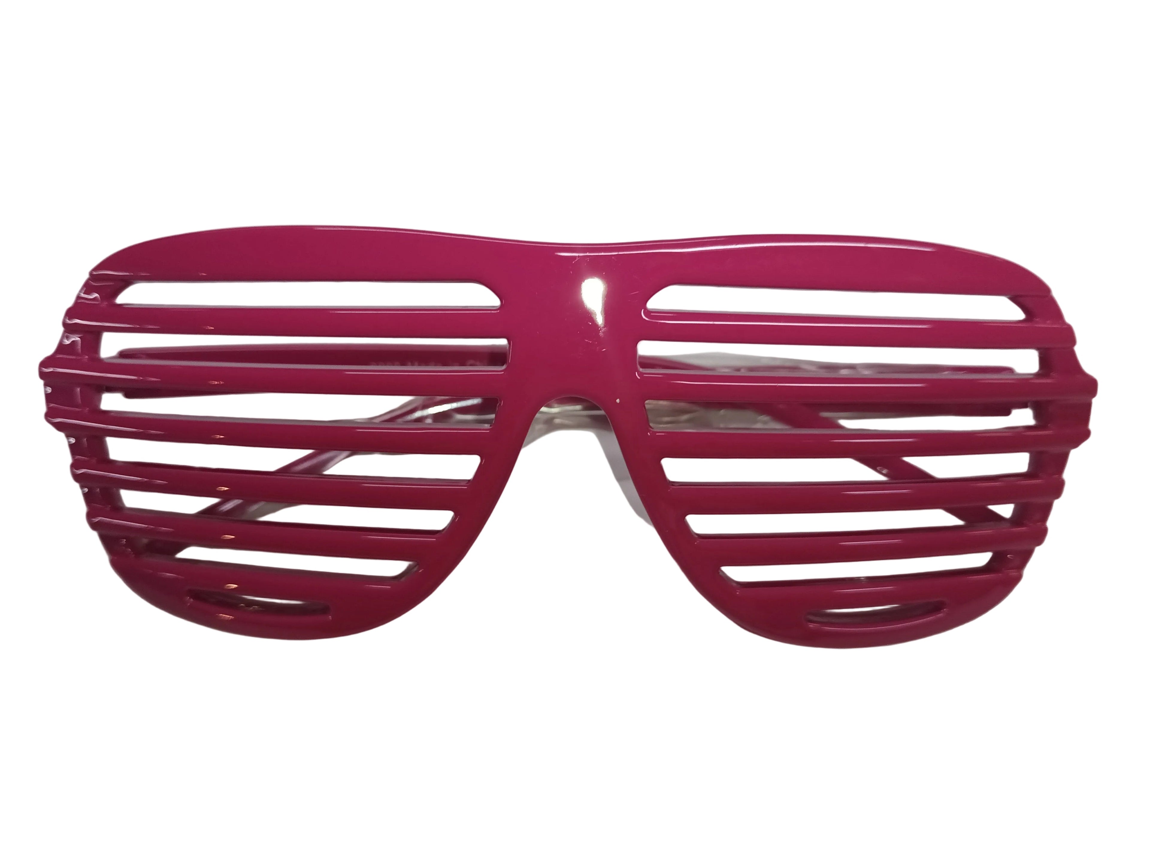 Shutter Shades Dark Pink Aviator Glasses by HalloweenStore.com