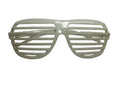 Aviator Shutter Shade Glasses by HalloweenStore.com