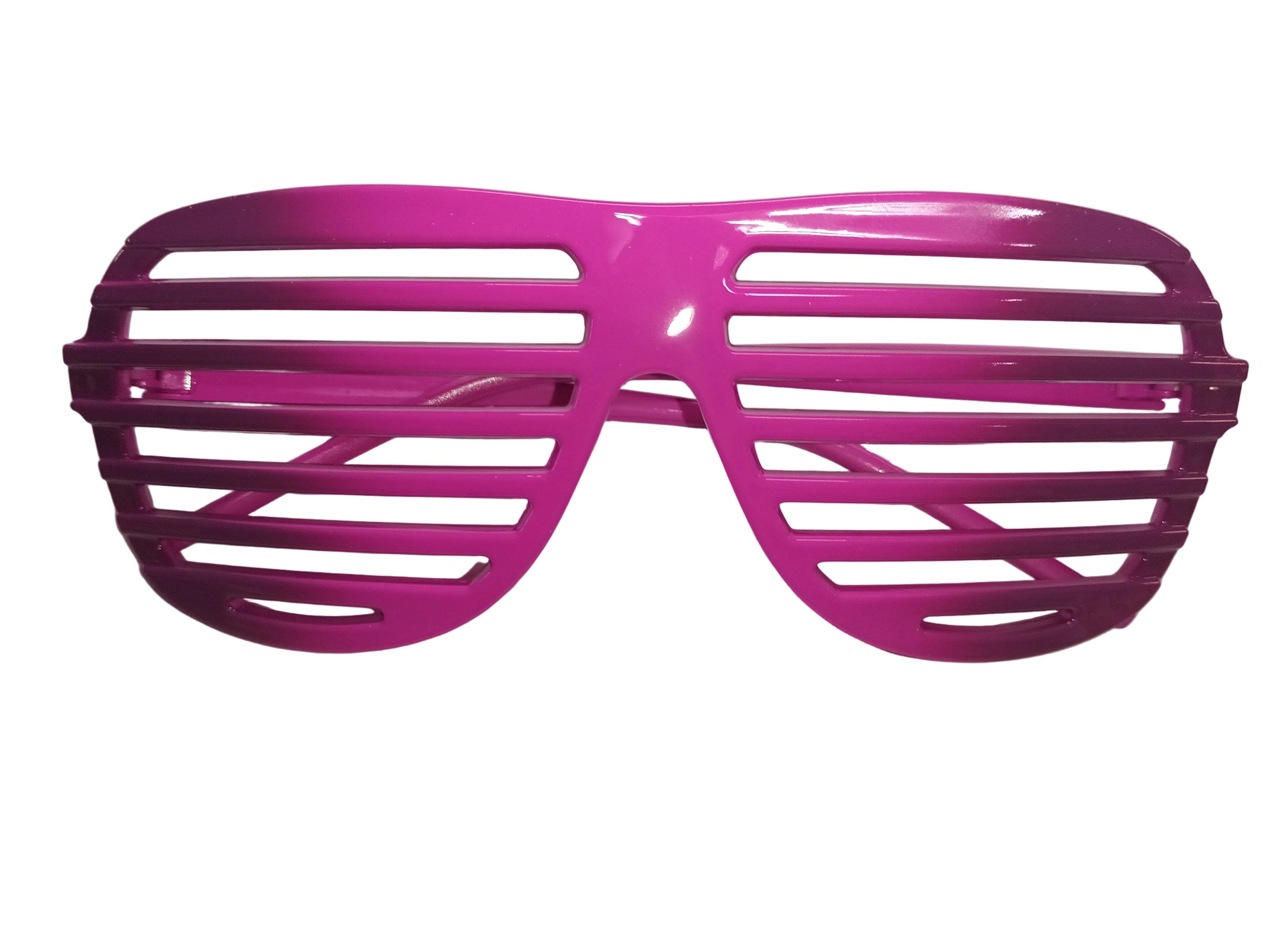 Pink To Purple Ombre Two Toned Aviator Blinds Shutter Shades by HalloweenStore.com