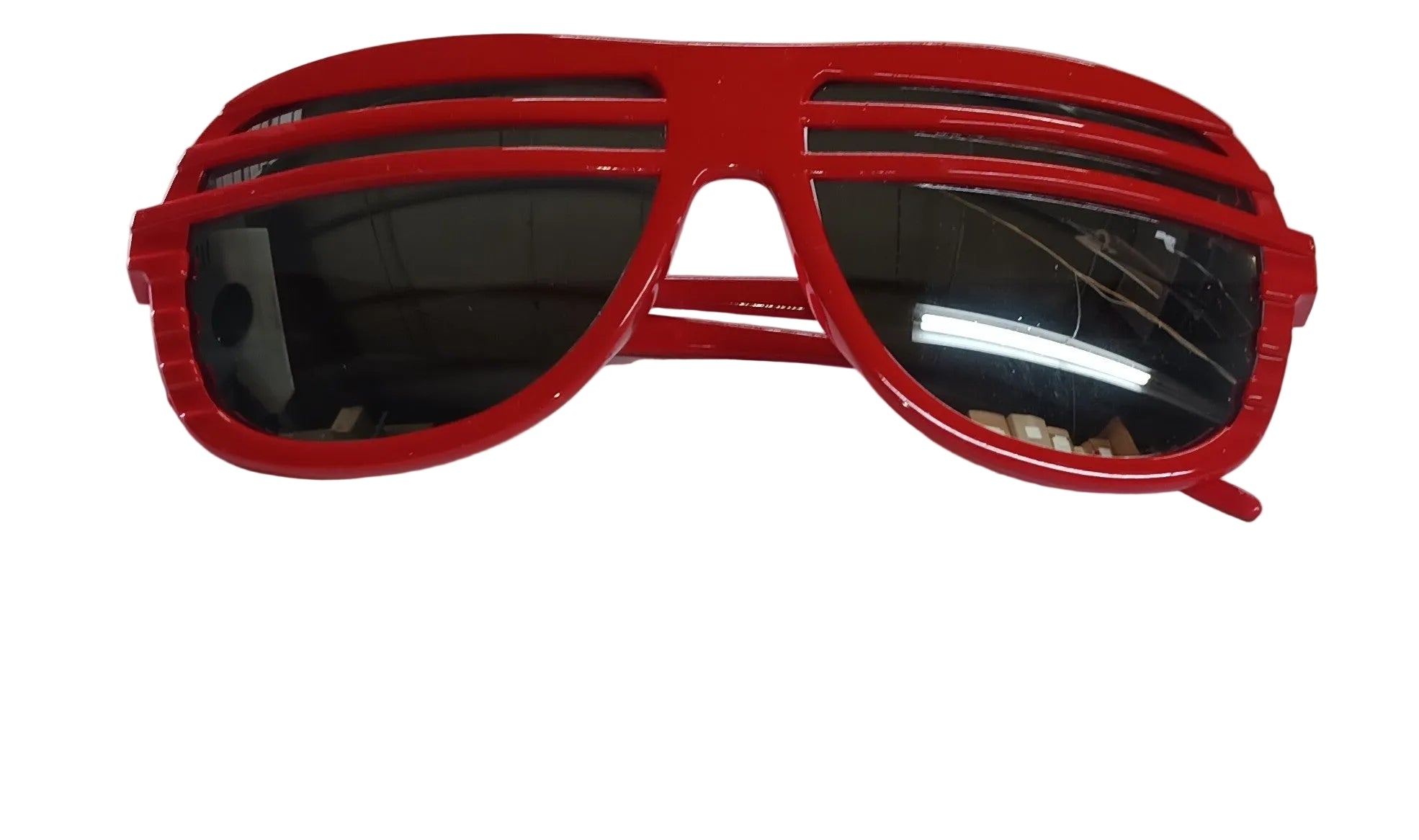 Half Shutter Shades Retro 80s Aviator Style Sunglasses Mirrored Lens by HalloweenStore.com